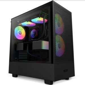 NZXT H5 FLOW RGB - ATX GAMING CASE - RGB - BLACK