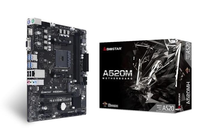 BIOSTAR A520MH (Socket AM4)