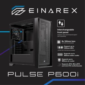 Casing EINAREX P600i - ITX/MICRO ATX/ATX Gaming Case