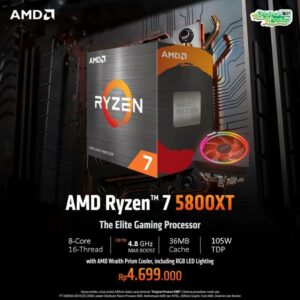 JualAMD Ryzen 7 5800XT 8 Cores 16 Threads (AMD AM4)