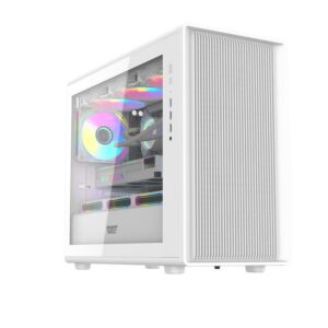 darkFlash DB460M M-ATX PC Casing [Tanpa FAN] - Putih