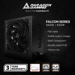 JualPOWER SUPPLY PARADOX GAMING FALCON 550W
