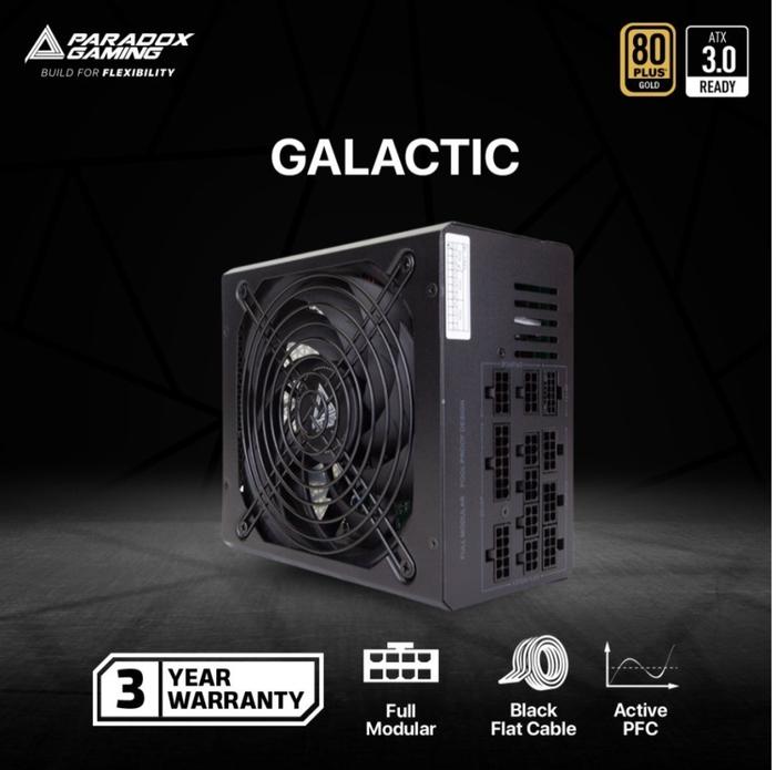 Power Supply PARADOX GAMING GALACTIC 1000W 80+ GOLD - ATX 3.0 PCIE 5.0 - Full Modular - Image 2