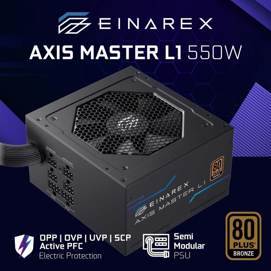 POWER SUPPLY EINAREX AXIS L1 550W 80+ BRONZE