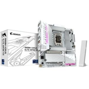 Motherboard GIGABYTE B860M AORUS ELITE WIFI6E ICE (LGA1851, B860, DDR5)
