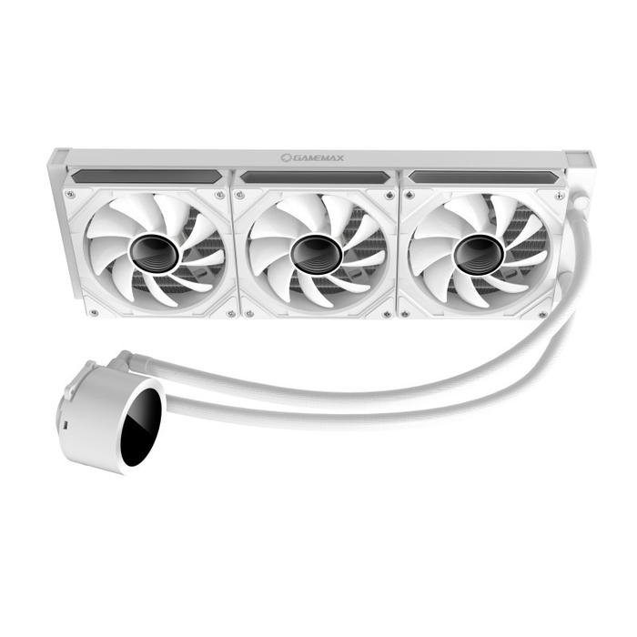 GAMEMAX ICEBERG 360 DIGITAL ARGB 360mm - All in One Liquid Cooler - WHITE - Image 4