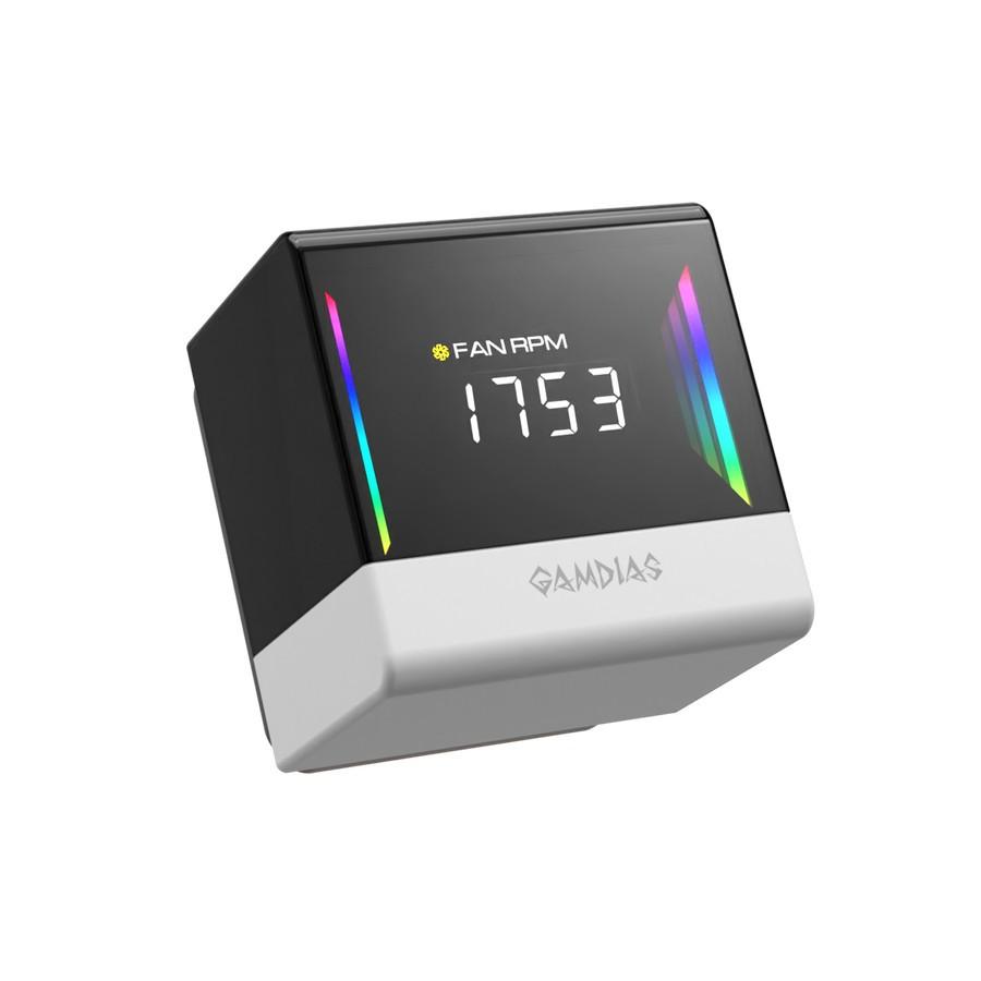 GAMDIAS CHIONE E4-240 - 240MM LCD POWERFUL DIGITAL COOLING - AIO Liquid CPU Cooler - WHITE - Image 3