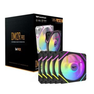 Fan Casing Aigo DarkFlash DM12 PRO 5in1 / 5 Fan 120MM / 12CM - Black