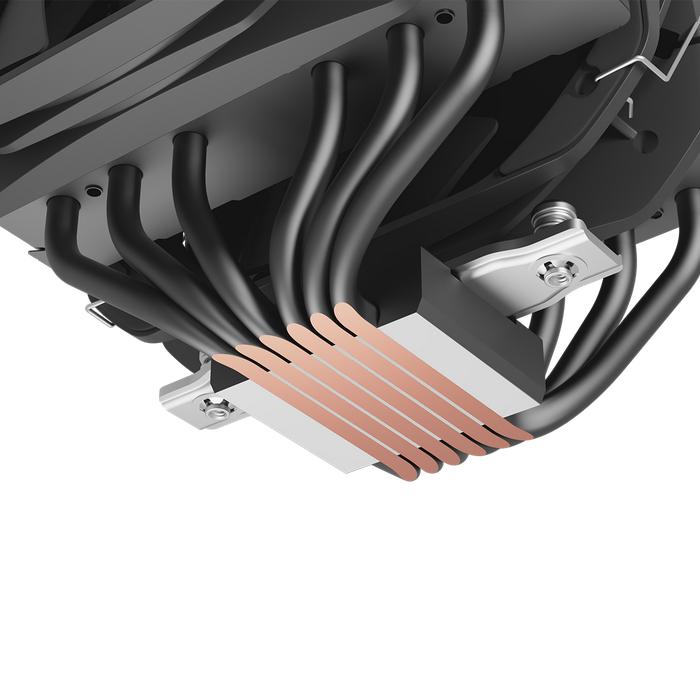 PC COOLER / PCCOOLER K6 - High Performance CPU COOLER - BLACK - Image 4