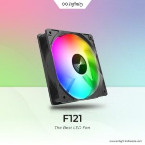 JualFan Casing Infinity F121 Rainbow FIX RGB Single FAN – 12CM