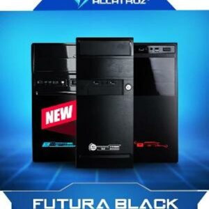JualCasing Alcatroz Futura Black + Psu 450W &ndash; Powerlogic