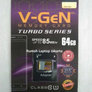 V-Gen Micro SD Turbo Class 10 64GB + Adaptor