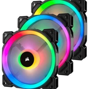 JualCorsair LL120 RGB 120mm LED PWM Fan – 3 Pack with Lighting Node PRO