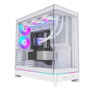 Casing MONTECH HS02 PRO - MID TOWER ATX CASE PC - WHITE