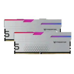 JualACER PREDATOR HERMES RGB DDR5 32GB (2x16GB) 6400Mhz &ndash; Silver