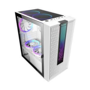 CASING PCCOOLER / PC COOLER Platinum LM200 MESH RGB - mATX WHITE