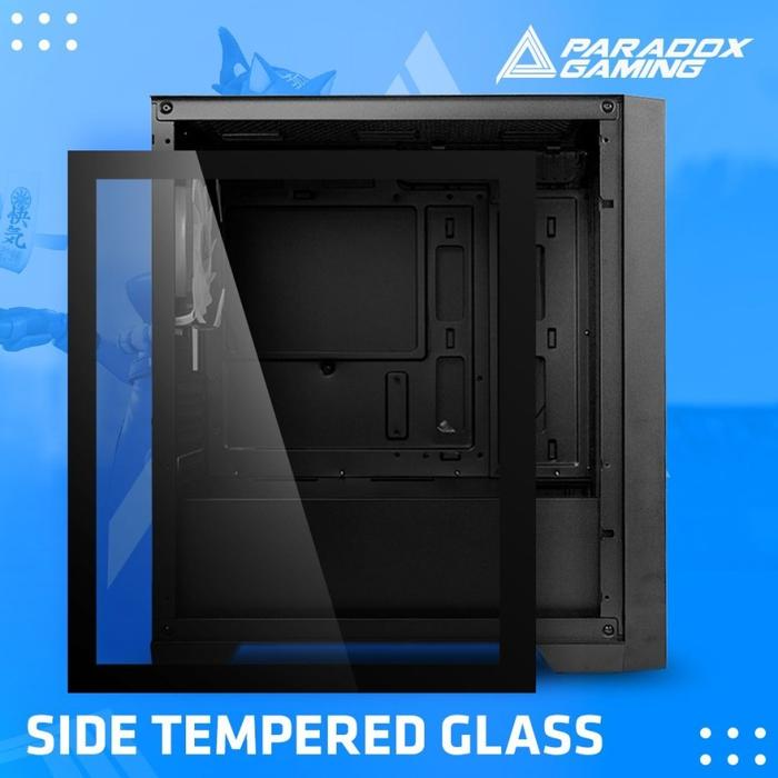 CASING PARADOX GAMING TAIGA - mATX CASE - Image 4