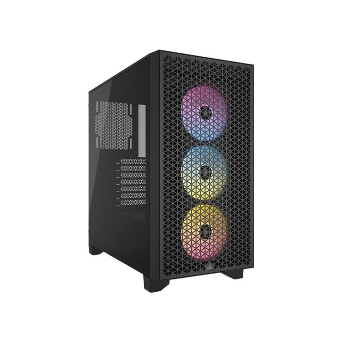 CASING CORSAIR 3000D RGB AIRFLOW - Mini ITX, MATX, ATX - BLACK