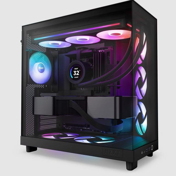 NZXT F360 RGB Core Black - Single Frame - BLACK - Image 5