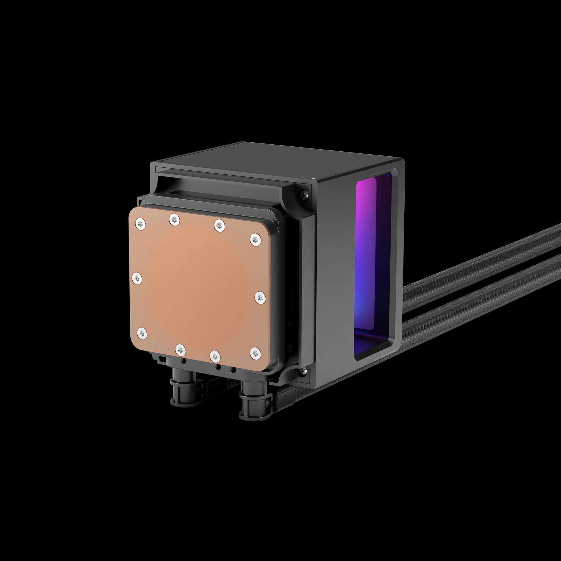 GAMDIAS CHIONE P5-240 - 240MM LCD POWERFULL DIGITAL COOLING - AIO Liquid CPU Cooler - BLACK - Image 6