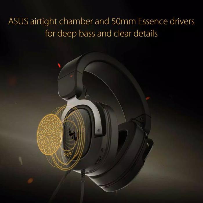 Asus TUF Gaming H3 - Gaming Headset - Gun Metal - Image 2