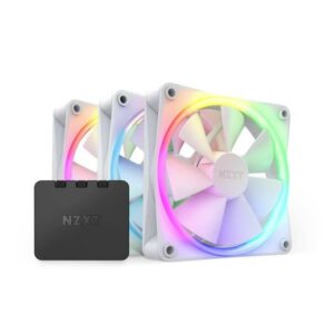 NZXT F120 RGB Triple Pack / 3in1 INCLUDE CONTROLLER - WHITE