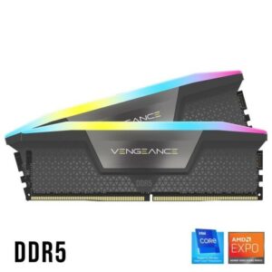CORSAIR VENGEANCE RGB DDR5 32GB (2X16GB) 6400Mhz C36 - INTEL XMP / AMD EXPO