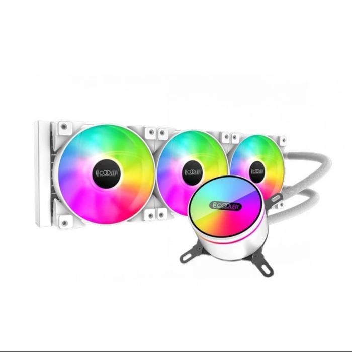 PCCOOLER / PC COOLER CL360 ARGB WHITE - LIQUID CPU COOLER WHITE