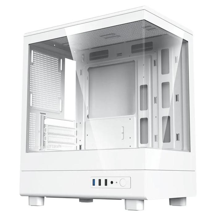 Casing Aigo DarkFlash DB330M Micro ATX - WHITE - Image 3