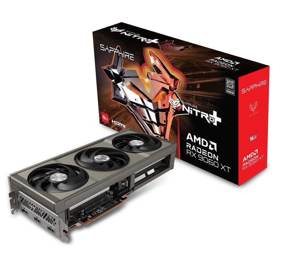 SAPPHIRE NITRO+ AMD Radeon RX 9060 XT GAMING OC 16GB GDDR6