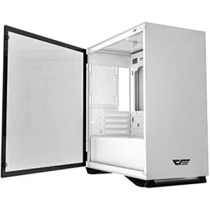 JualCasing Aigo DarkFlash DLM22 – Tempered Glass M-ATX – White
