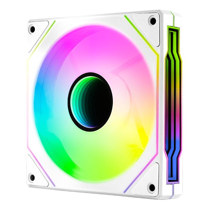 Fan Casing AeroCool Phantom M-3 REVERSE ARGB 120mm Single FAN 12CM - WHITE