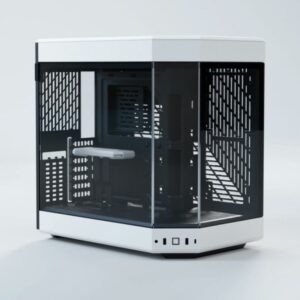 Casing HYTE Y60 + 3 FAN - ATX, mATX - BLACK WHITE