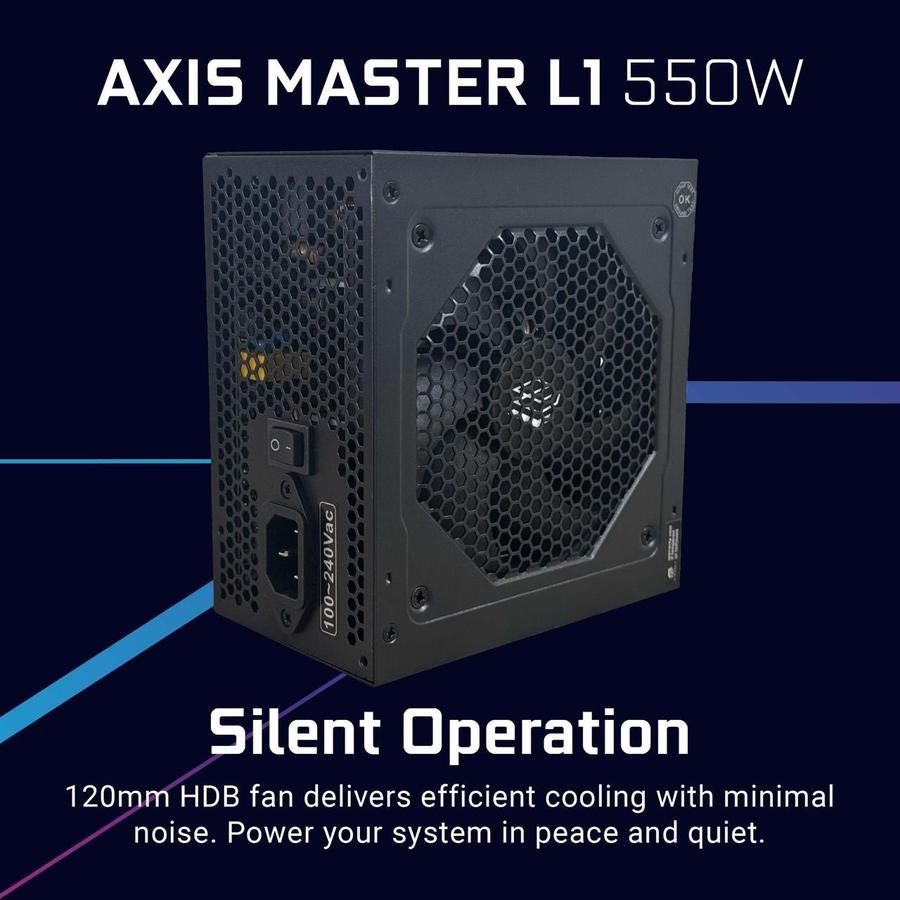 POWER SUPPLY EINAREX AXIS L1 550W 80+ BRONZE - Image 2