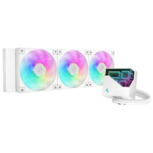Deepcool LT360 ARGB 360mm AIO CPU Cooler - WHITE