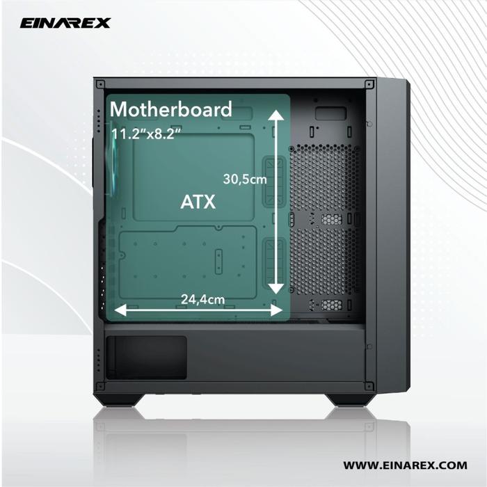 Casing EINAREX MICHIGAN - EATX, ATX, mATX Gaming Case - Image 3