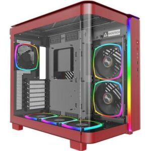 Casing MONTECH KING 95 PRO - Mid Tower ATX, mATX  - RED