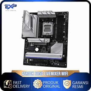 JualASROCK B850 LiveMixer Wifi (AMD AM5, DDR5)