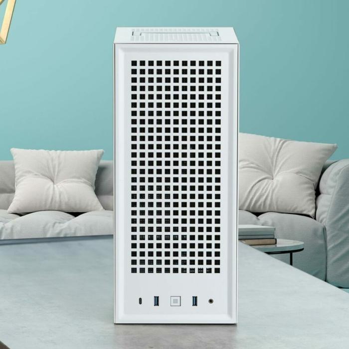 Casing HYTE REVOLT 3 Alumunium Premium ITX Case - White - Image 4