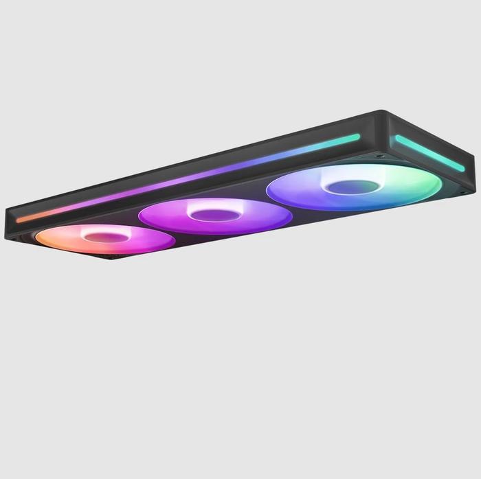 NZXT F360 RGB Core Black - Single Frame - BLACK - Image 3