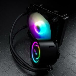 JualAigo DarkFlash TWISTER DX-120 BLACK ARGB LED 120mm AIO Liquid Cooler