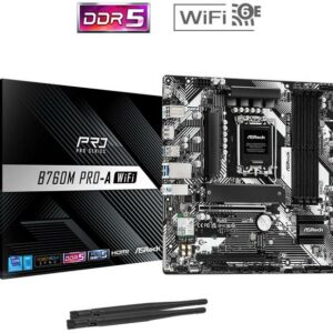 JualASROCK B760M PRO-A WIFI  (Intel LGA 1700, DDR5)