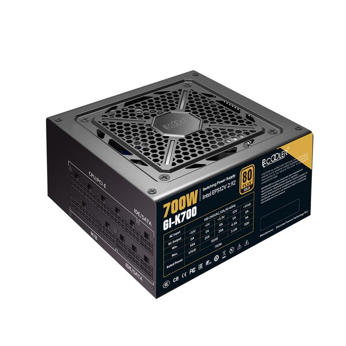 Power Supply PCCOOLER / PC COOLER GI-K700 - 700W 80+ FULL MODULAR - Image 2