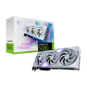 JualMSI GeForce RTX 5080 GAMING TRIO OC 16GB GDDR7 – WHITE