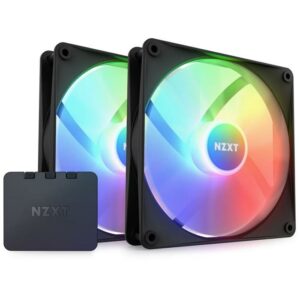JualNZXT F140 RGB Twin Pack / 2in1 INCLUDE CONTROLLER &ndash; BLACK