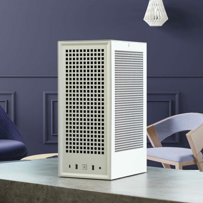 Casing HYTE REVOLT 3 Alumunium Premium ITX Case - White - Image 5