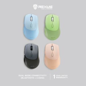 Mouse Rexus QB300 Office Wireless Bluetooth - Silent Click