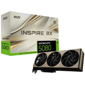 JualMSI GeForce RTX 5080 16G INSPIRE 3X OC 16GB GDDR7