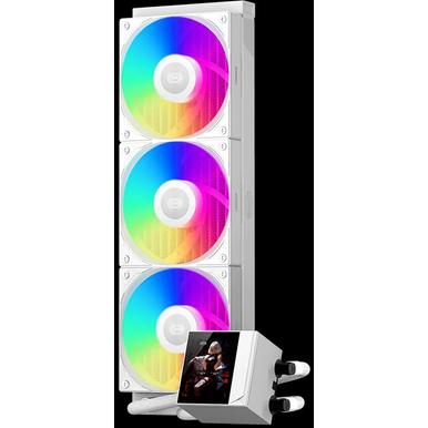 PCCOOLER DC360 PRO ARGB DISPLAY 360mm Liquid Cooler - WHITE - Image 2