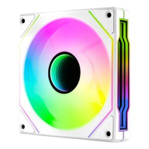 Fan Casing AeroCool Phantom M-3 ARGB 120mm Single FAN 12CM - WHITE